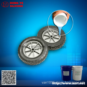 Platinum cured silicone rubber for tire mold